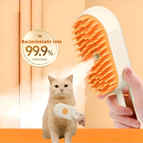 Pet Steam Grooming Brush